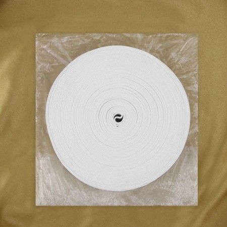 Linen gum, 25 mm, 20 m, white color-2
