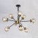 Cutilux Cutilux chandelier CL105295 78x78x64 cm, 9x40W, E14, brown color