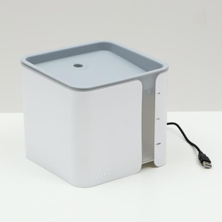 Animal fountain Carno, 2 l, from USB, white-gray-2