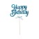 Topper "Happy Birthday", Blue Color