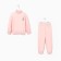 Children's costume (sweatshirt, trousers) minku color peach color, height 98