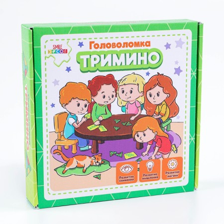 Accounts from felt “puzzle. Trimino "-1