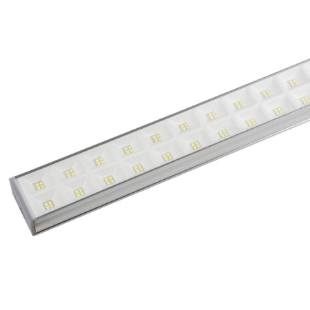 LED LED invoice Uniel, 100 W, IP40, LED, 4000K, 11000 lm, 35x1200x65 mm, silver color-1