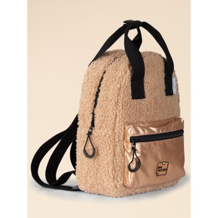 Baby bag, size 9.5x21x26.5 cm, beige color-3