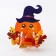 Package for sweets, confectionery packaging, pumpkin, 11 x 6 cm
