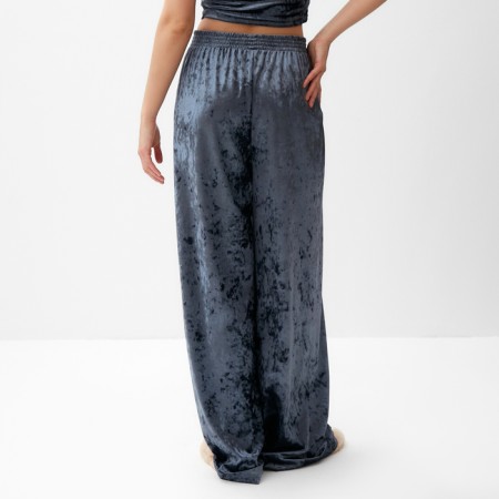 Home women's pants KAFTAN "velvet", 44-46, gray-7