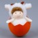 Soft toy "Easter doll" on the suspension, 8 cm, color mix
