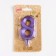 Candle in the Cake "Fine", number "8", purple metallic, 6.5 cm