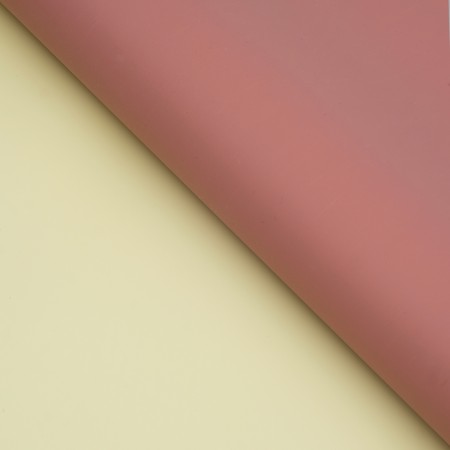 Matte film for flowers, bilateral, Vesta, peach - lilac, 0.6 x 0.6 m