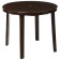 Round table, 90x90x75 cm, brown color