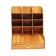 Organizer-Claus desktop DEVENTE. Academy 21 x 15 x 25.5 cm, MDF, natural, cardboard box