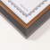 Photo frame Plastic format A4 "Violett" Gray with a gold strip of 1.5x25.4x34 cm