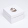 Box for 4 cupcake, white, 15 x 15 x 10 cm