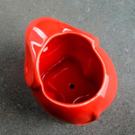 Pot "Elephant" red, 12x8.5x10cm-4