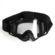 Glasses-mask, with removable nose protection, transparent glass, black