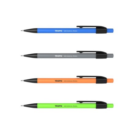 Mechanical pencil Erichkrause "Tropic", NV, Griffel D = 0.5 mm, Soft Touch coating, in a box, mix-6