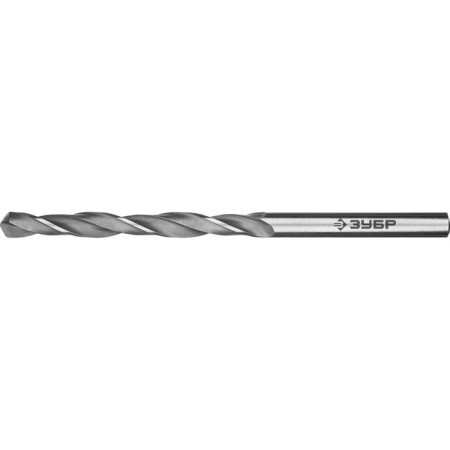 Zubrov metal drill, steel p6M5, cylindrical shank, 5.2 x 86 mm, class in