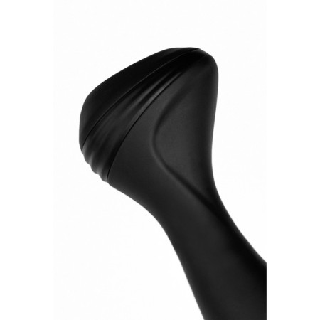 Inflatable anal vibrovaloga Popo pleasure Phoenix, 13.5 cm, silicone, black color-7