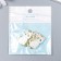 Decor for creativity metal, enamel "cat with a month" white 2.1x3 cm