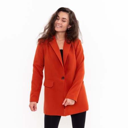 Female jacket, brick color, size 44-46-4