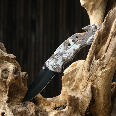 Folding "Tiger" knife 19.5cm, blade 85mm/1.2mm, mix-4