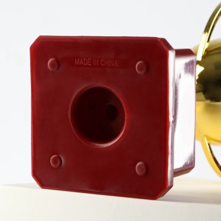 Cup 012, award figure, gold, plastic stand, 19.2 × 11.5 × 8 cm.-6