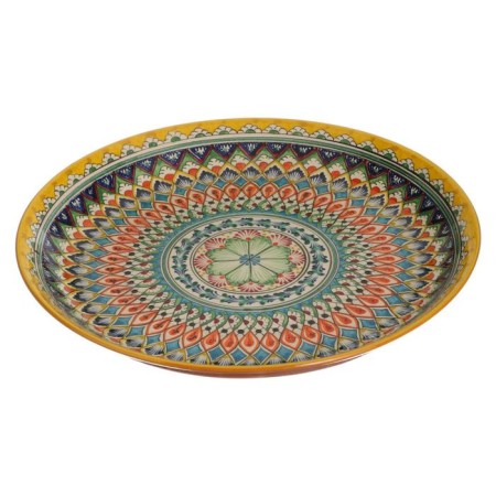 Largan Rishtan ceramics "Patterns", 36 cm, yellow-6
