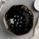 Ceramic SALATOR "Yin and Yang", 450 ml, D = 15 cm, black color
