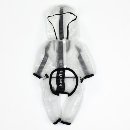 Complete raincoat for dogs, 2hl river (DS 42, OG 55, Osh 46.5 cm, weight 15-20 kg), transparent-9