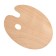 System Synthetics 12 pieces + cartoon palette, round: No. 3, No. 6, No. 10, flat: No. 8, No. 12