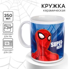Кружка сублимация, 350 мл "Супер-мен", Человек-паук