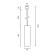Technical TR025-1-GU10-B, 1x10W, 6x6x30 cm, GU10, GU10, black color, black