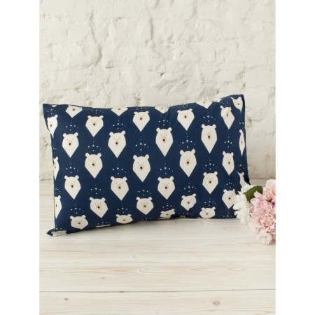 Pillowcase, size 40 × 60 cm, calico, print white bears