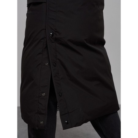 Coat insulated bilateral female, size 44, black color-10