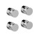 IDDIS HOK4SC0i41, 25x19x19 mm hook set, 4 pcs in the kit, chrome