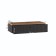 Nick suspended cabinet, 800x300x180, graphite/oak/euphoria MDF