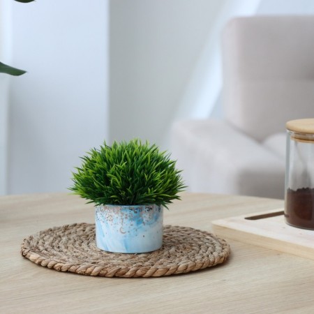 Ceramic pot for flowers, Hello pots, 8 x 5.5 cm