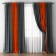 Kirsten curtain set, size 170 x 270 cm, wet asphalt / terracott