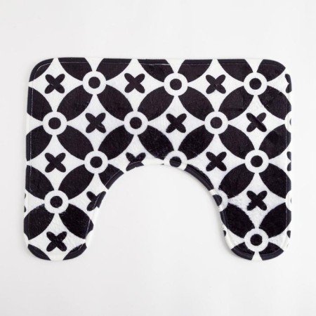 Bathroom mat Ethel "Pattern", 50x40 cm, velor-1