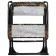 Folding stool, oak leaves