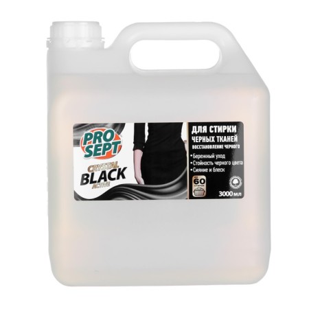 Liquid detergent for washing black and dark tissues Crystal Black concentrate / 3 l