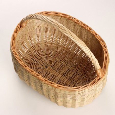Basket "Dachny", 7 L, bottom: 25x17 cm top: 30x25 cm height: 20 cm, with a handle 30 cm-8