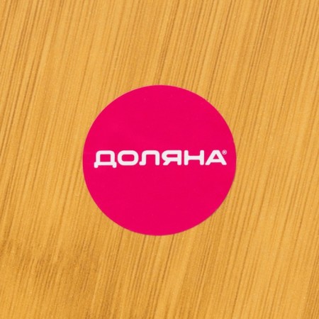 Storage box of a round share Striata, D = 30 cm, bamboo-6