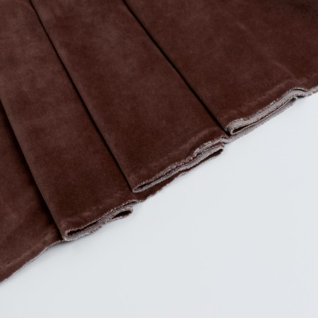 Knitopedic velor flap, brown, 100*180 cm-1