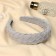 Hair rim "relief" 3 cm, gray