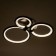 Chandelier 71104F/3BK LED 94W 3000-6000k Dimmer Black Bayerlux