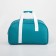 Sports bag, textura, average size, turquoise color