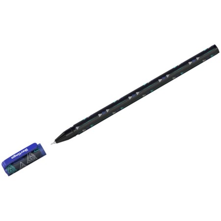Ballpoint handle Berlingo "Funline. Fantasy" Blue, 0.7mm, drawing on the case, mix-2