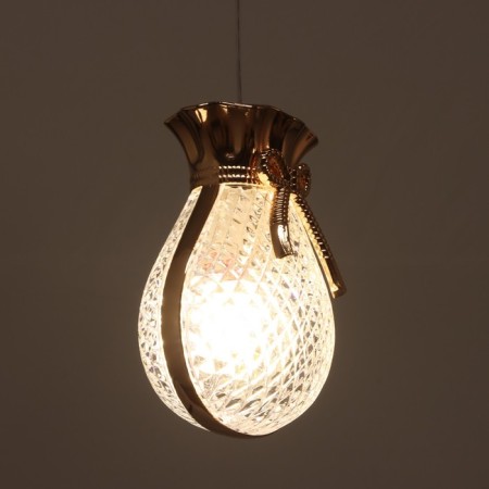 Lamp Bayerlux 2736/1 G9 40W gold 11x11x16-165 cm-3