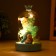 Nightlight music flask "Unicorn" Led 3haa Blue 9.5x9.5x16 cm